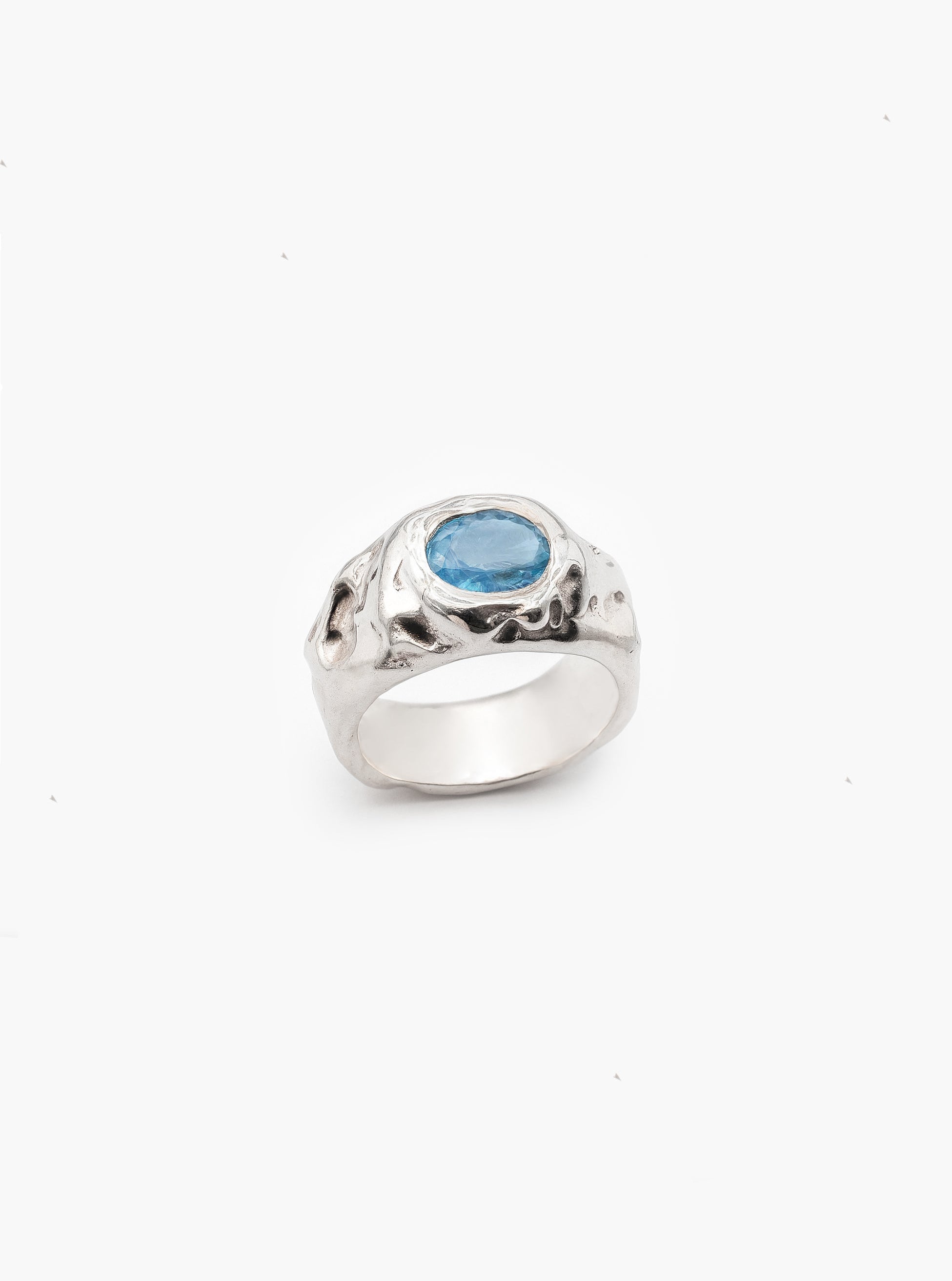 BANIAS ring BLUE TOPAZ