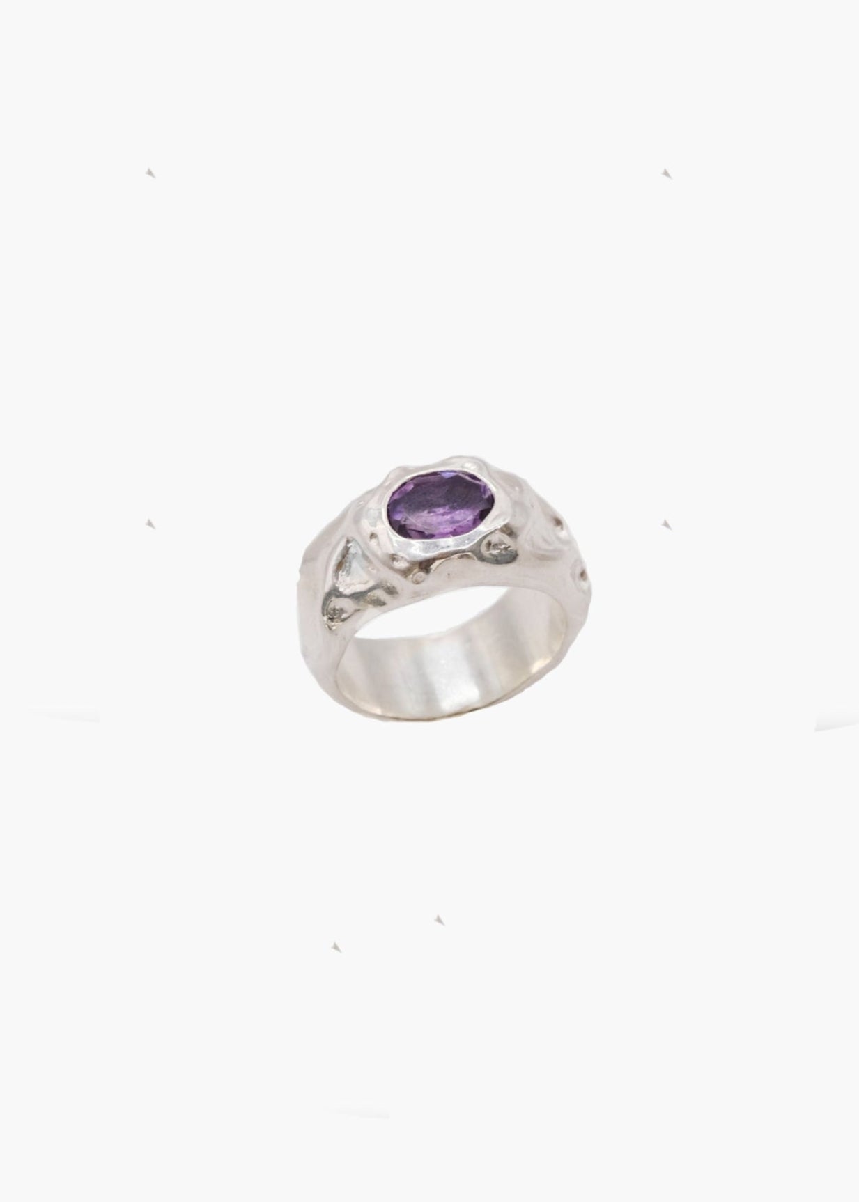 BANIAS ring AMETHYST